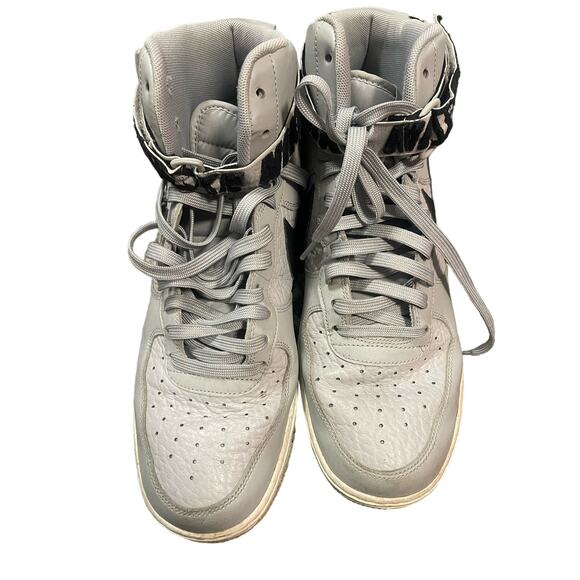 Nike Air Force 1 High NBA Flat Silver Sneakers Men's 11.5